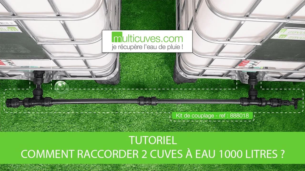 Miniature de la vidéo : Installation kit de raccordement horizontal pour cuves 1000l, par Multicuves.com